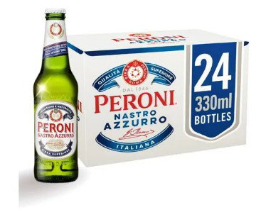 Cerveza Peroni Nastro Azurro Pack x24