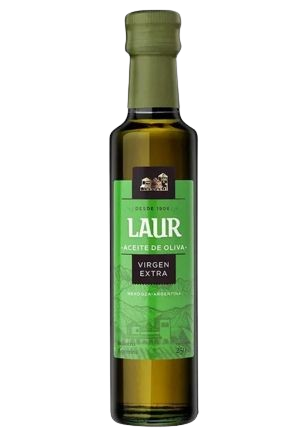 Aceite Laur Extra Virgen Botella DE Vidrio 250cc