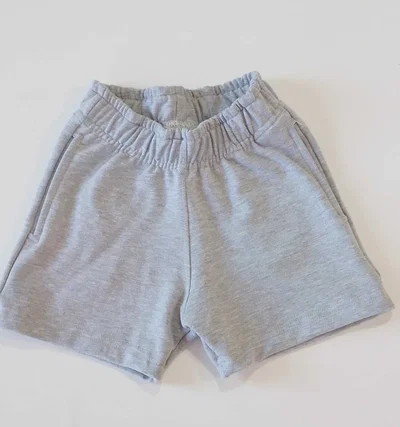 SHORT COLEGIAL COLOR GRIS MELANGE UNISEX