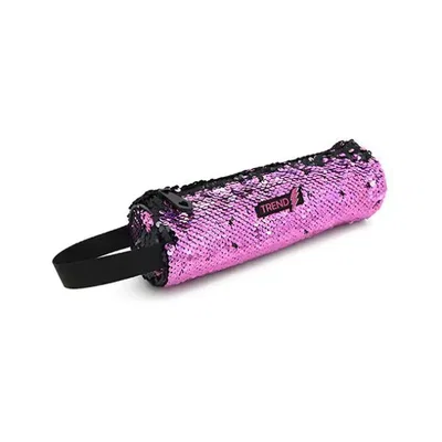 CARTUCHERA TRENDY LENTEJUELAS FUCSIA