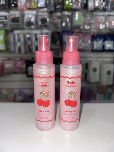 Body splash con brillo 