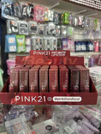 Labial en barra pink 21