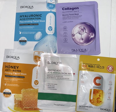 Mascarilla hidratante bioqua x10u