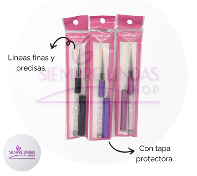 Pincel Liner Charm Limit con tapa