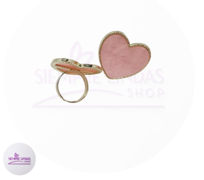 Anillo paleta corazon