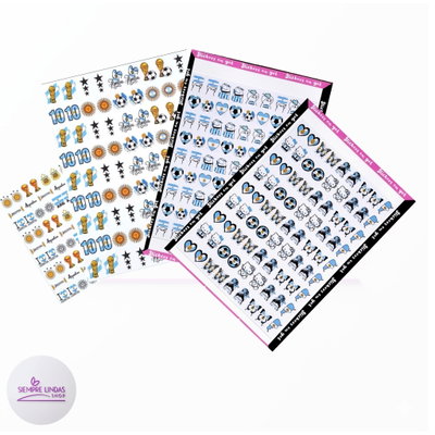 Plancha de Stickers en gel