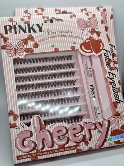 Kit de pestañas Pinky (incluye pegamento mas pinza)