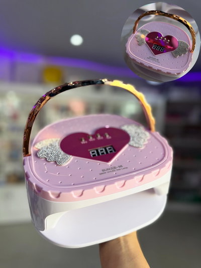 Cabina SUN alas strass 288W rosa