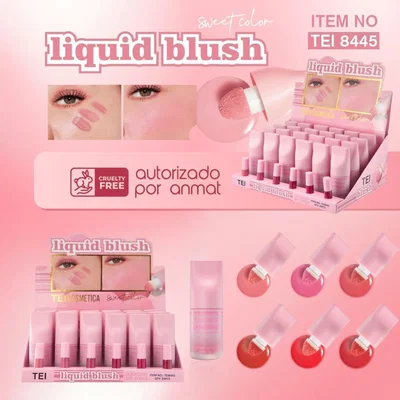 rubor liquido con esponja tei 8445