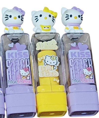 Balsamo labial con figura Kitty 