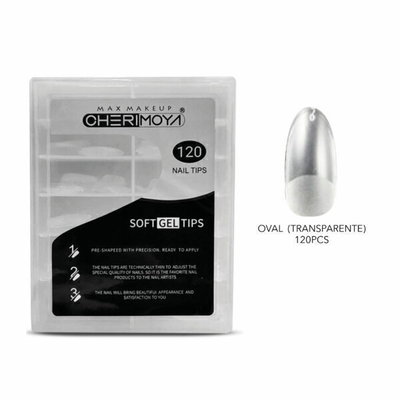 SOFT GEL TIPS OVAL CHERIMOYA