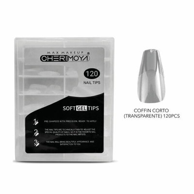 SOFT GEL TIPS COFFIN CORTO CHERIMOYA