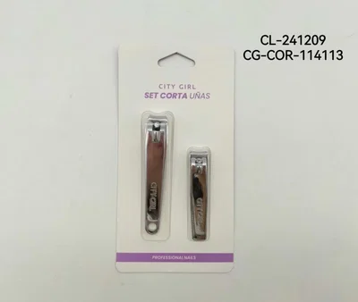 SET CORTA UNAS X2PCS CITY GIRL