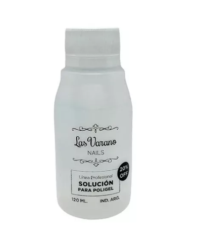 SOLUCION PARA POLIGEL 120ML LAS VARANO
