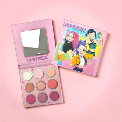 PALETA  SOMBRA HUNTRIX GUERRERAS KPOP  9COLORES