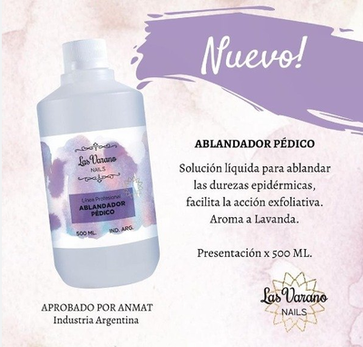ABLANDADOR PEDICO 500ML LAS VARANO