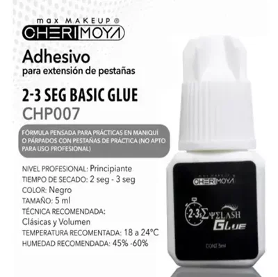 PEGAMENTO O ADHESIVO P/EXTENCION DE PESTANA 5ML 2-3s BASIC GLUE