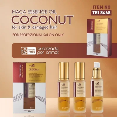 ESENCIA  MACA Y ACEITE DE COCO  PARA EL CABELLO TEI 8468