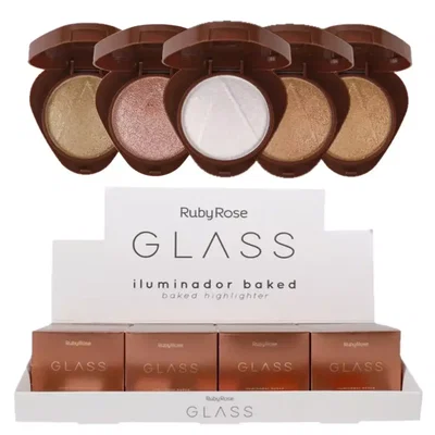 ILUMINADOR GLASS ( RUBY ROSE HB-F1604