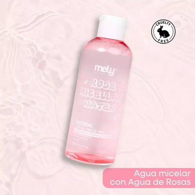  AGUA MICELAR ROSE  200ML MELY