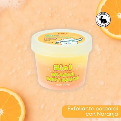 EXFOLIANTE BODY SCRUB  2IN1 ORANGE 100G MELY