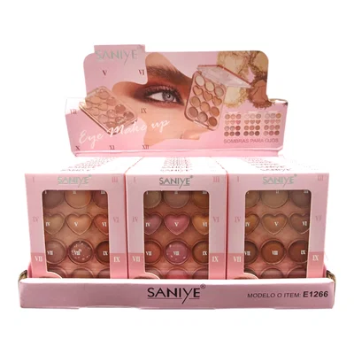 PALETA DE SOMBRA SANIYE X12 