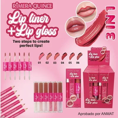 DELINEADOR LABIO + LABIAL 3IN1 RIMERA QUINCE RQ94 / 6320