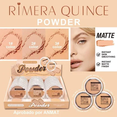POLVO COMPACTO SUPER STAR 24H RIMERA QUINCE RQ101 / 9077