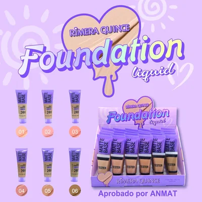 BASE MATTE FOUNDATION RIMERA QUINCE RQ180/ 4072