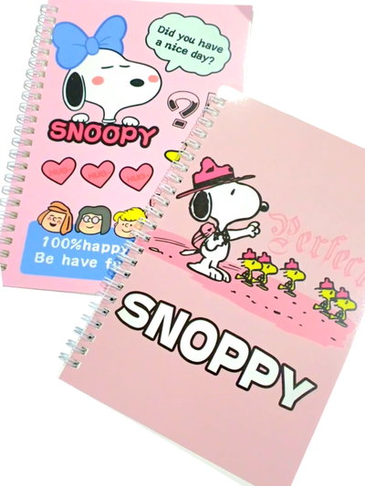 Cuaderno rayado  a5  Snoopy