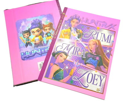 Cuaderno rayado tapa semidura 18 x 25cm Guerreras del Kpop