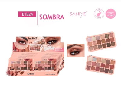 Sombra 18 colores Saniye E1824