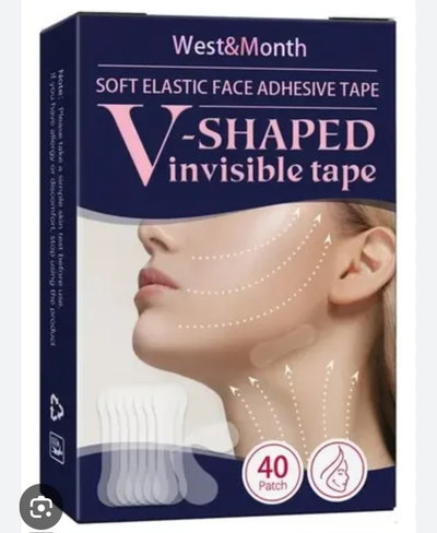 V-shaped, cinta invisible para lifting inmediato