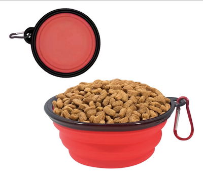 🐾 Comedero plegable portátil para mascotas