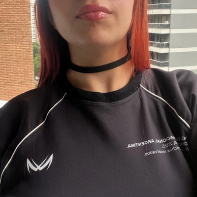 Choker gamuza mediano