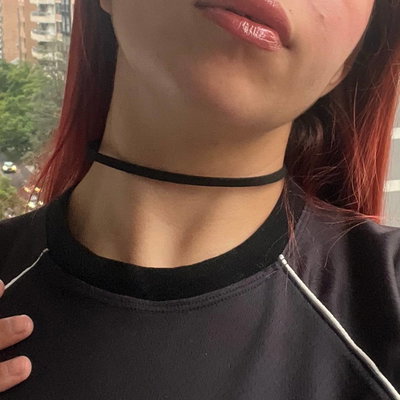 Choker gamuza fino