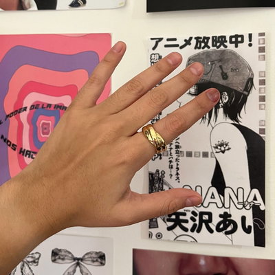 Anillo golden 5