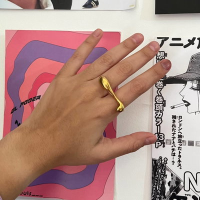 Anillo golden 6