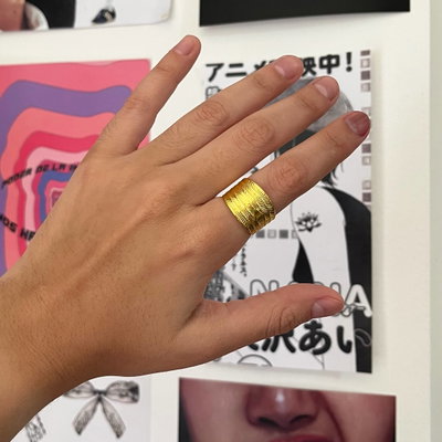 Anillo golden 9