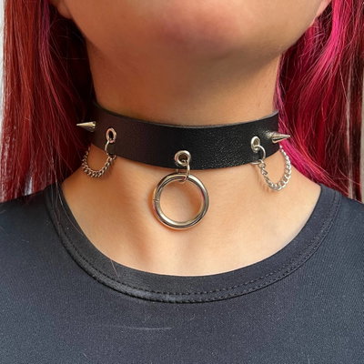 Choker argolla y puas