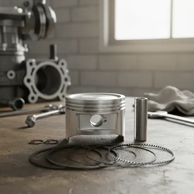 Piston Aros Y Perno Motor 15hp Gx420 Grupo Electrogeno 8500w