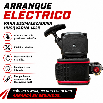 MG-049C / SISTEMA DE ARRANQUE ELECTRICO DESMALEZADORA HUSQVARNA 143R