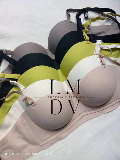 CORPIÑO STRAPLESS SIN COSTURA