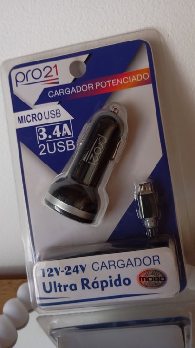 Cargador Auto Micro USB (Pro 21)