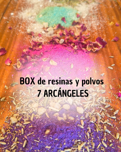 Box resinas 7 arcángeles, grande.