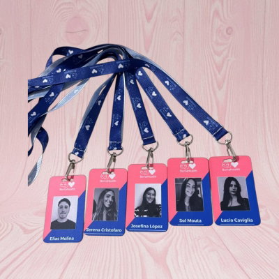 Credencial + cinta colgante
