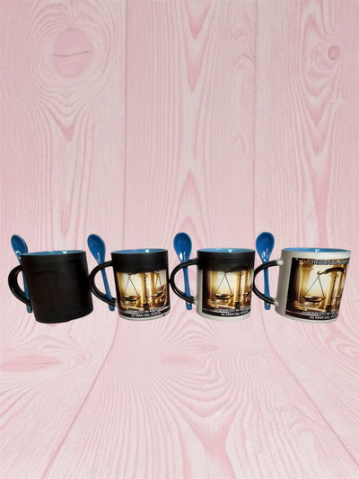 Taza mágica con cucharita 