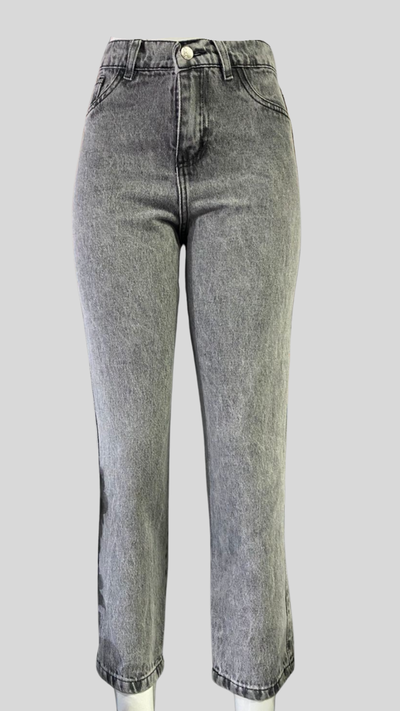 JEANS MOM NEVADO RIGIDO