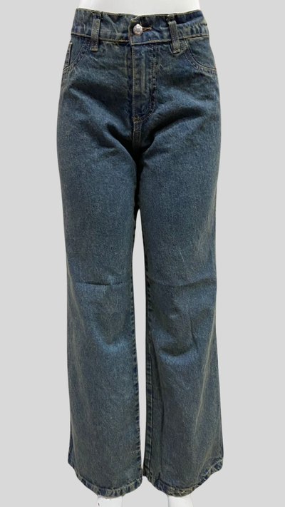 JEANS WIDE OXIDO RIGIDO