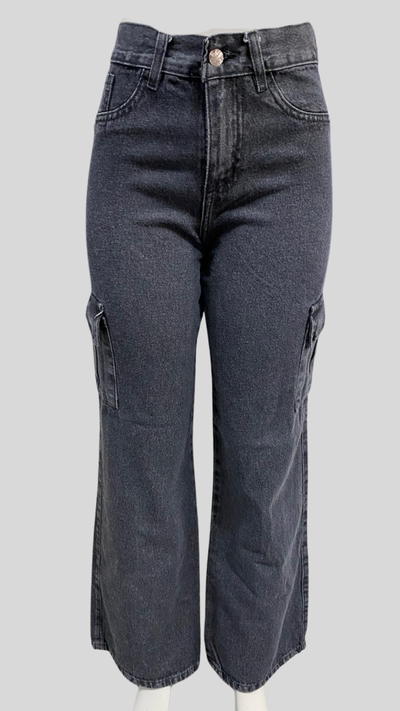 JEANS WIDE CARGO RIGIDO